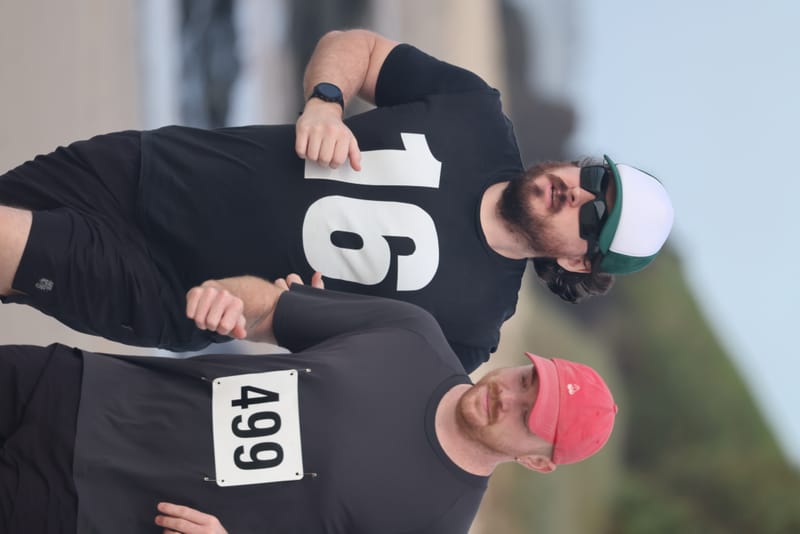 Ballina Athletics Club members at Shelly Beach