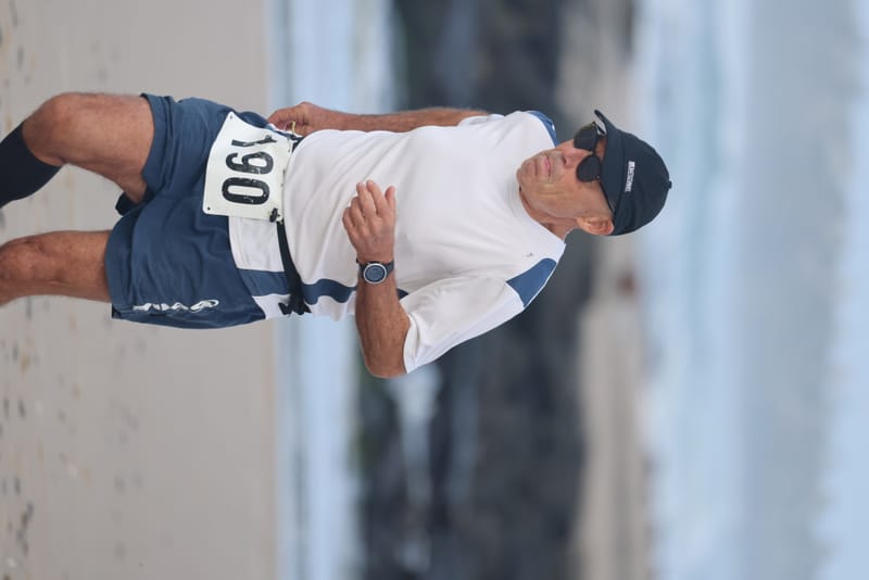 Ballina Athletics Club members at Shelly Beach
