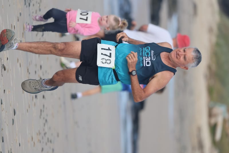 Ballina Athletics Club members at Shelly Beach