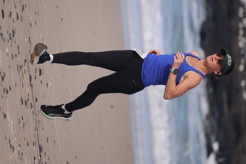 Ballina Athletics Club members at Shelly Beach