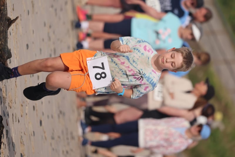 Ballina Athletics Club members at Shelly Beach