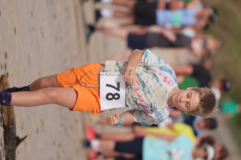 Ballina Athletics Club members at Shelly Beach