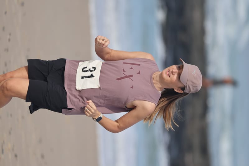 Ballina Athletics Club members at Shelly Beach