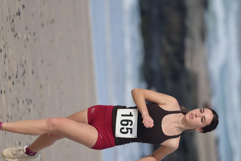 Ballina Athletics Club members at Shelly Beach
