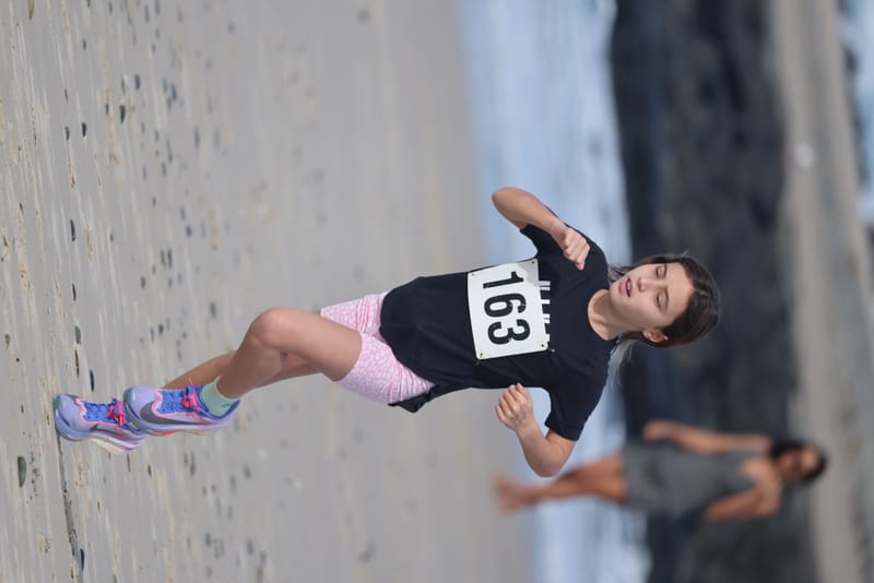 Ballina Athletics Club members at Shelly Beach