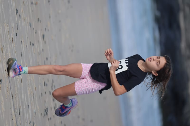Ballina Athletics Club members at Shelly Beach