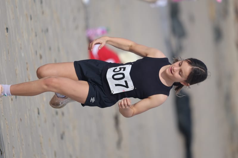 Ballina Athletics Club members at Shelly Beach
