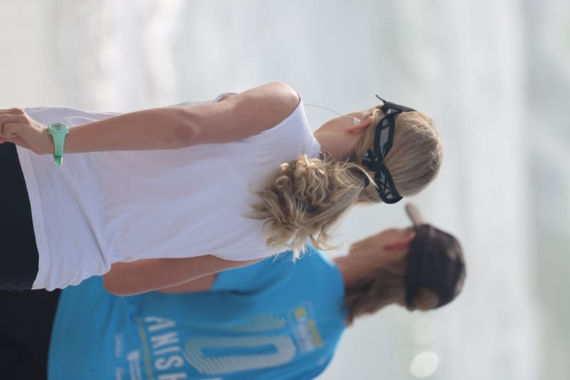 Ballina Athletics Club members at Shelly Beach