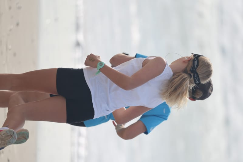 Ballina Athletics Club members at Shelly Beach