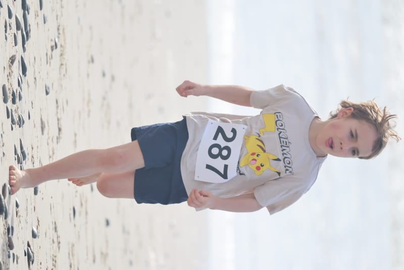 Ballina Athletics Club members at Shelly Beach