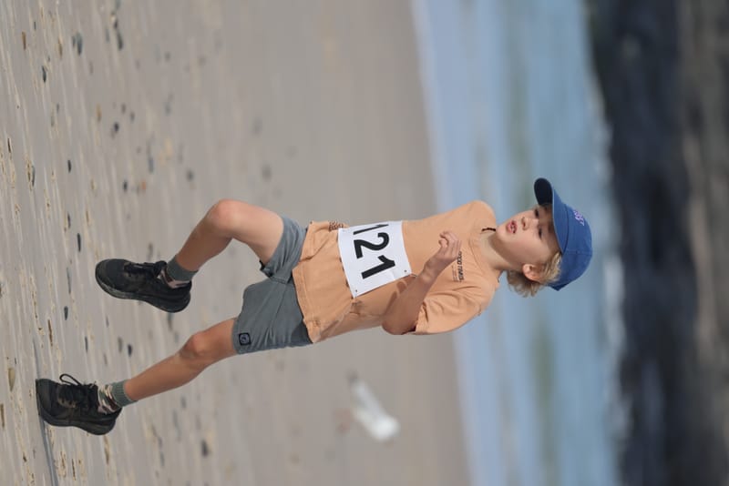 Ballina Athletics Club members at Shelly Beach