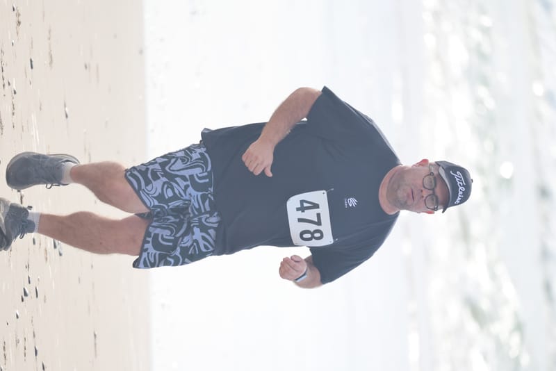Ballina Athletics Club members at Shelly Beach