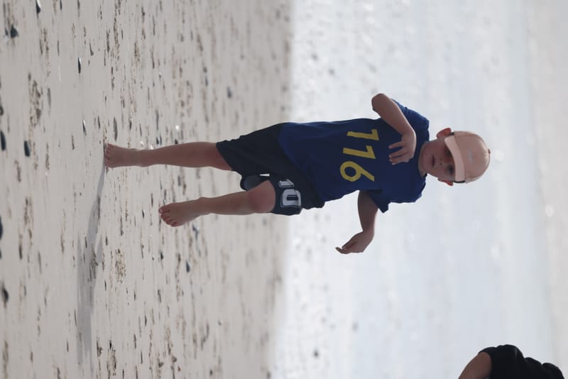 Ballina Athletics Club members at Shelly Beach