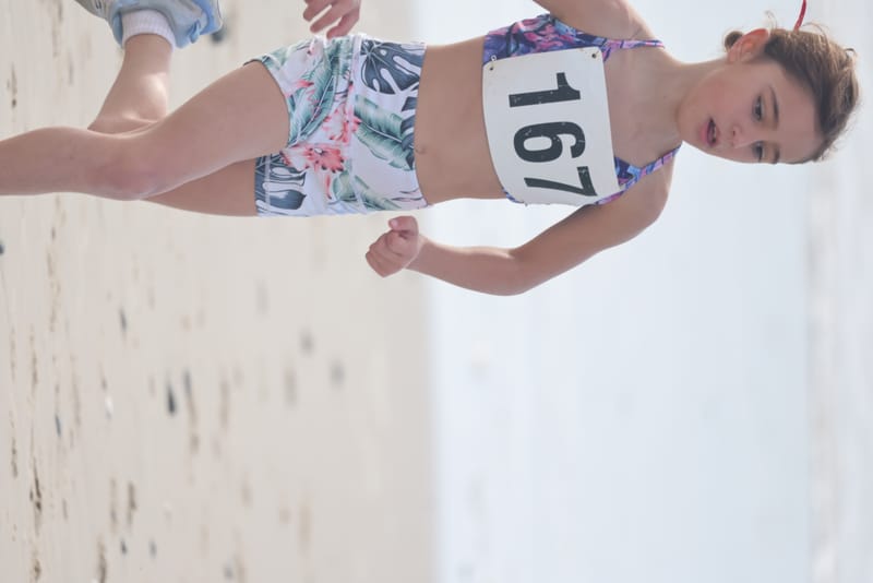 Ballina Athletics Club members at Shelly Beach