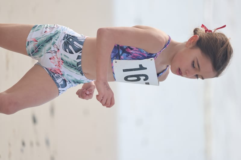 Ballina Athletics Club members at Shelly Beach