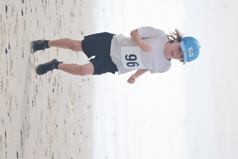 Ballina Athletics Club members at Shelly Beach