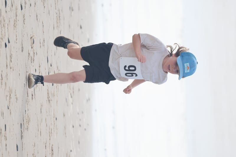 Ballina Athletics Club members at Shelly Beach