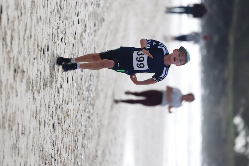Ballina Athletics Club members at Shelly Beach
