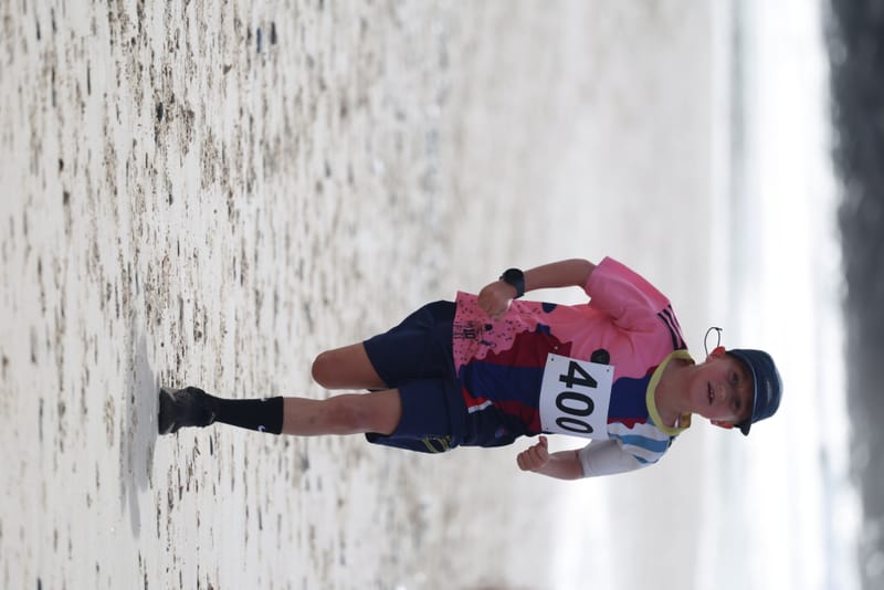 Ballina Athletics Club members at Shelly Beach