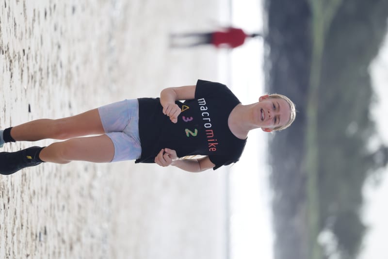 Ballina Athletics Club members at Shelly Beach