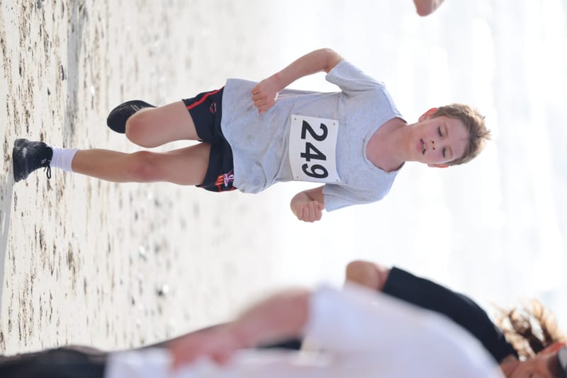 Ballina Athletics Club members at Shelly Beach