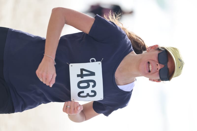 Ballina Athletics Club members at Shelly Beach