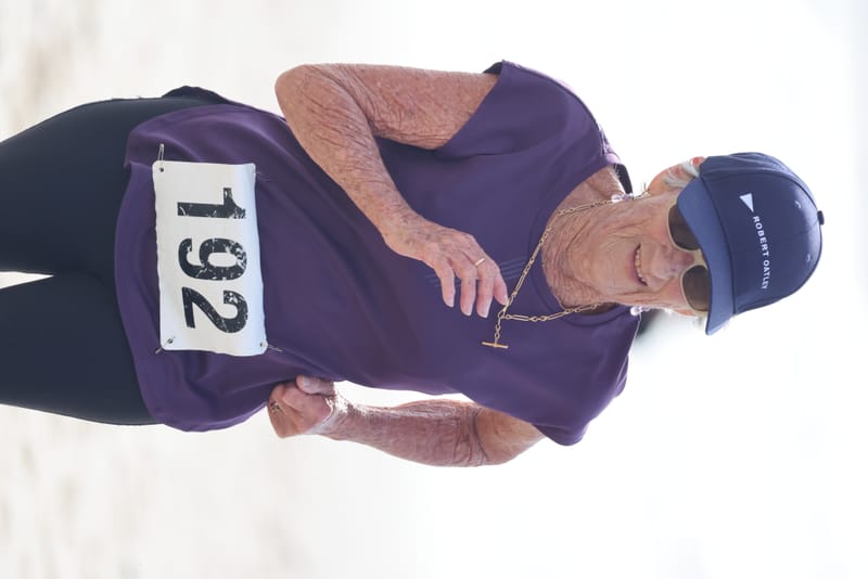 Ballina Athletics Club members at Shelly Beach