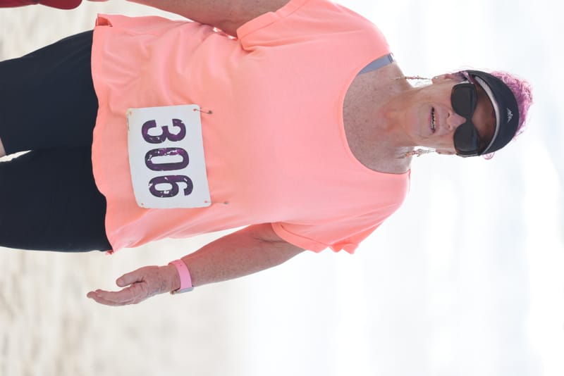 Ballina Athletics Club members at Shelly Beach
