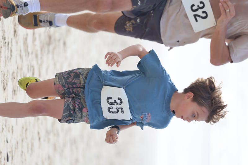 Ballina Athletics Club members at Shelly Beach