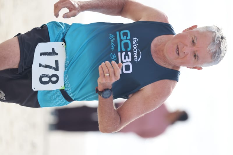 Ballina Athletics Club members at Shelly Beach