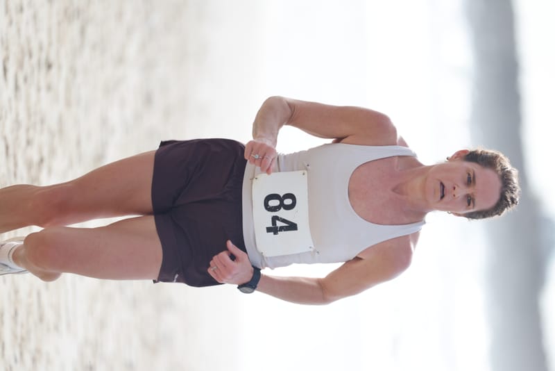 Ballina Athletics Club members at Shelly Beach