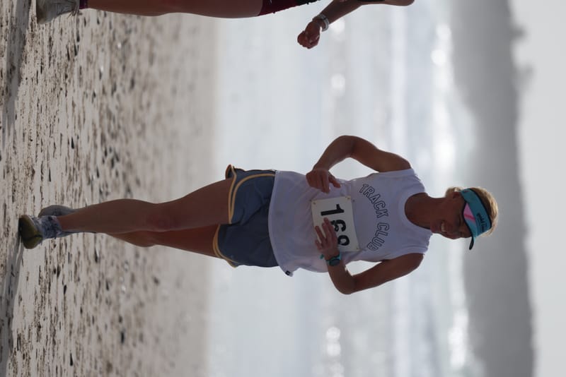 Ballina Athletics Club members at Shelly Beach