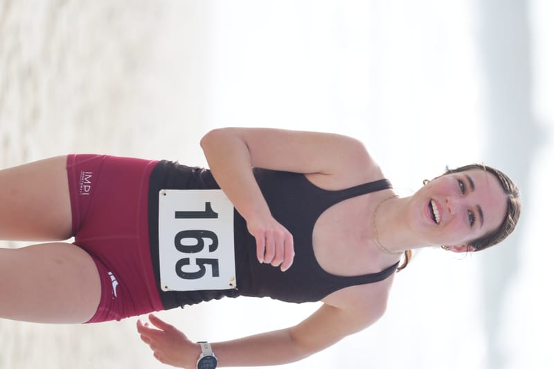 Ballina Athletics Club members at Shelly Beach