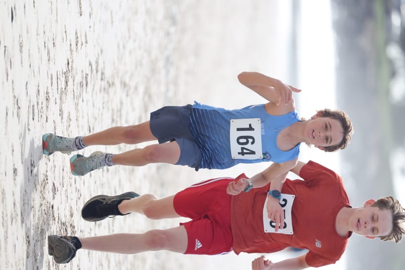 Ballina Athletics Club members at Shelly Beach