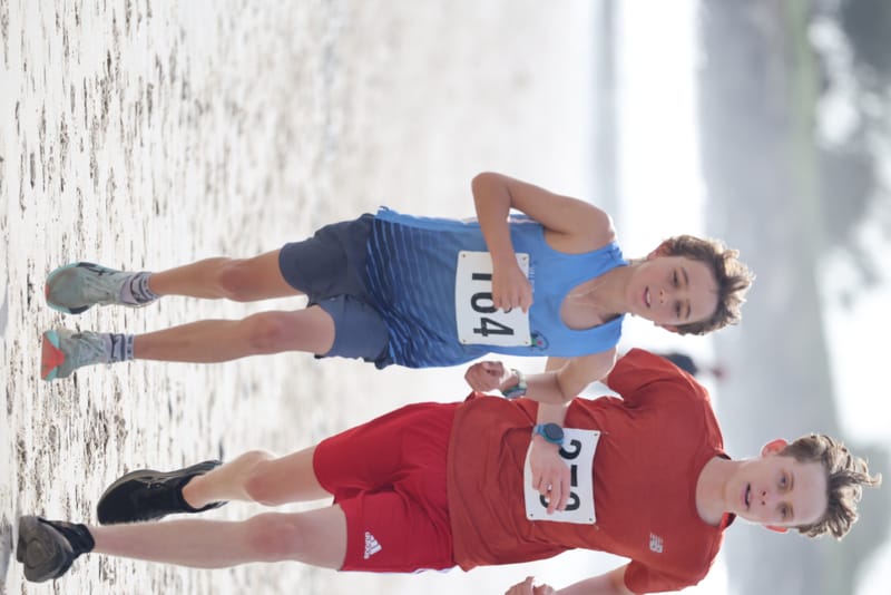 Ballina Athletics Club members at Shelly Beach