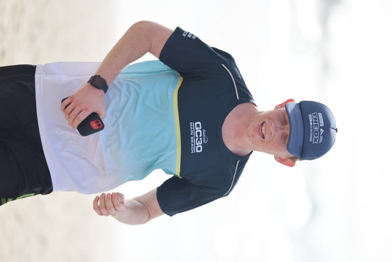Ballina Athletics Club members at Shelly Beach