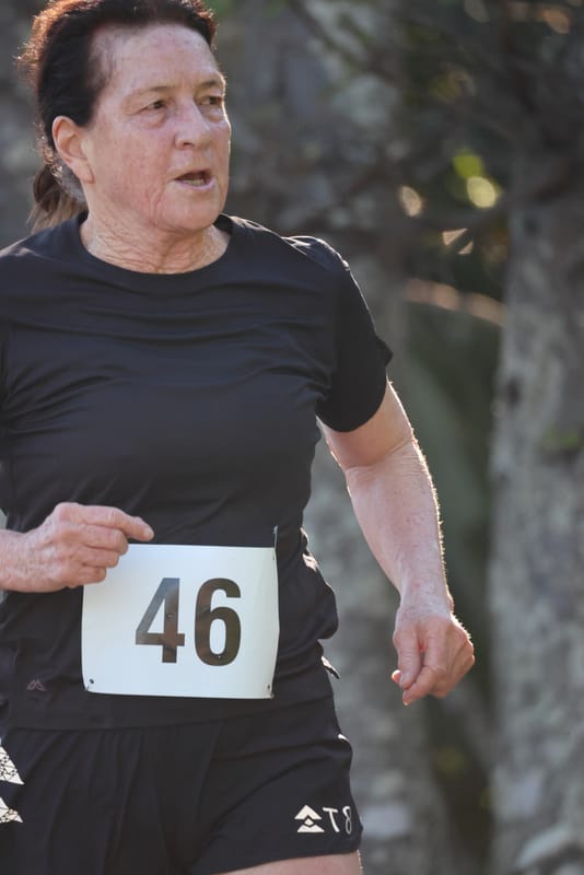 Ballina Athletics Club members at Shelly Beach