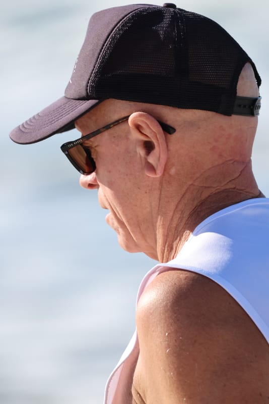 Ballina Athletics Club members at Shelly Beach